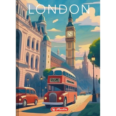 Brulion Herlitz Retro City B5 160k. 70g krata (400196853) Brulion Herlitz Retro City B5 160k. 70g krata (400196853)