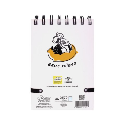 Kołozeszyt (kołobrulion) (nd) Minionki A6 96k. 70g krata (5894) Kołozeszyt (kołobrulion) (nd) Minionki A6 96k. 70g krata (5894)
