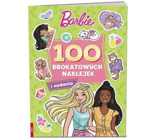 Książeczka edukacyjna Ameet Barbie™. 100 Brokatowych Naklejek (NB 1101)
