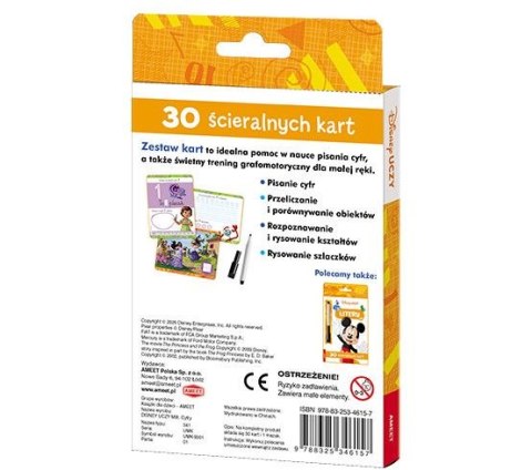 Książeczka edukacyjna Ameet Disney Uczy. Cyfry. Karty (UMK 9301)