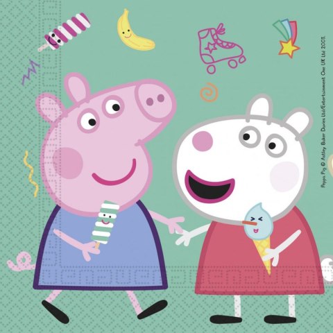 Kubek jednorazowy Godan Peppa Pig 33x33, 20 szt papier (91034) Kubek jednorazowy Godan Peppa Pig 33x33, 20 szt papier (91034)