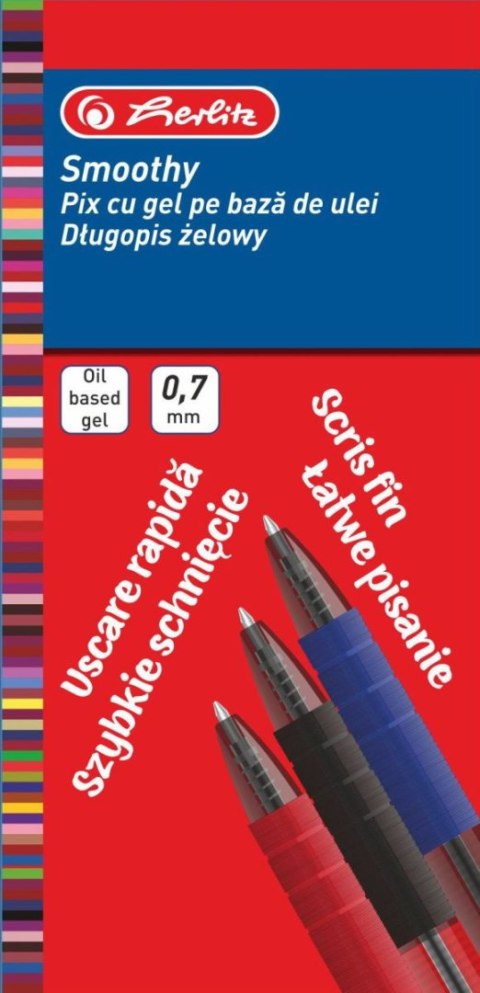 Długopis Herlitz Smoothy 9476470 niebieski 0,7mm (300022286) Długopis Herlitz Smoothy 9476470 niebieski 0,7mm (300022286)