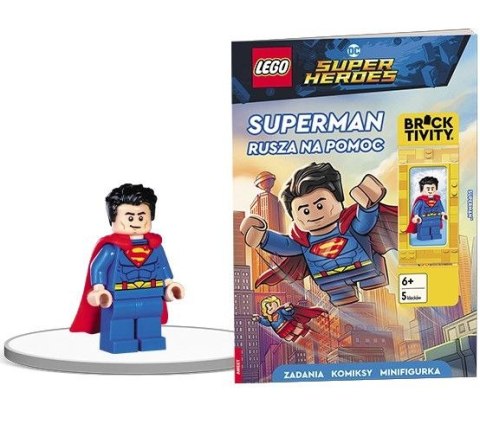 Książeczka edukacyjna Ameet LEGO® DC Super Heroes™. Superman rusza na pomoc (LNC 6462) Książeczka edukacyjna Ameet LEGO® DC Super Heroes™. Superman rusza na pomoc (LNC 6462)