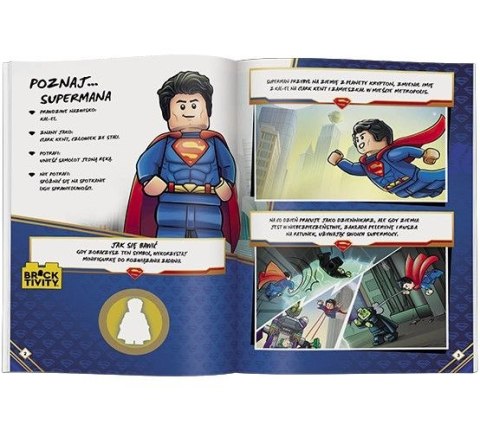Książeczka edukacyjna Ameet LEGO® DC Super Heroes™. Superman rusza na pomoc (LNC 6462) Książeczka edukacyjna Ameet LEGO® DC Super Heroes™. Superman rusza na pomoc (LNC 6462)