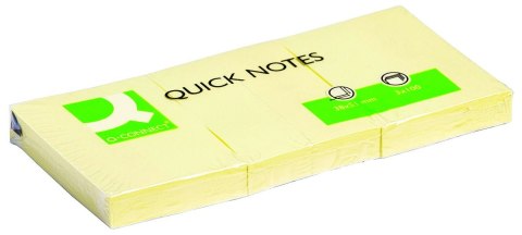 Notes samoprzylepny (karteczki) Q-Connect żółty 100k [mm:] 38x51 (KF10500)