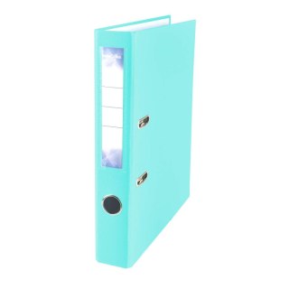 Segregator dźwigniowy Strigo A4/50 zielony jasny pastelowy 5905658854713 PETITTE OFFICE A4 50mm zielony jasny (PO54713)