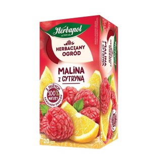 Herbata Herbapol Herbaciany Ogród owocowo-ziołowa malina z cytryną Malina 20 saszetek