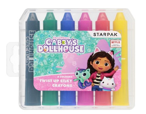 Kredki ołówkowe Starpak Gabby 6 kol. (528997)