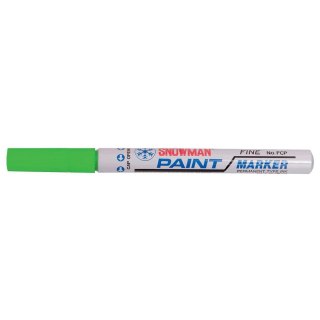 Marker olejowy Snowman średni zielony zielony 1-1,5mm okrągła końcówka