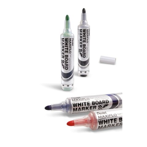Marker suchościeralny Pentel czerwony 2,0-2,5mm okrągła końcówka