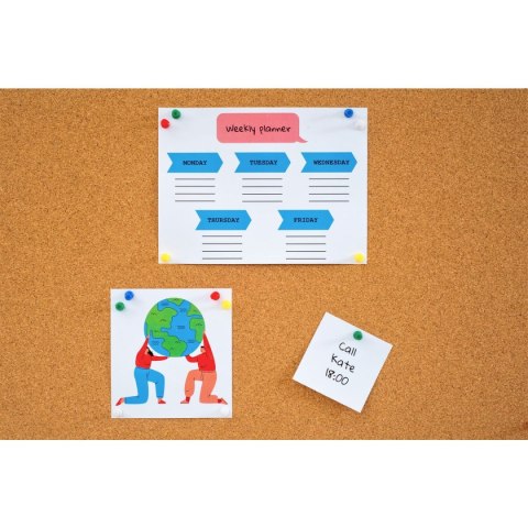 Tablica korkowa Memoboards w drewnianej ramie [mm:] 800x600 (TC86)