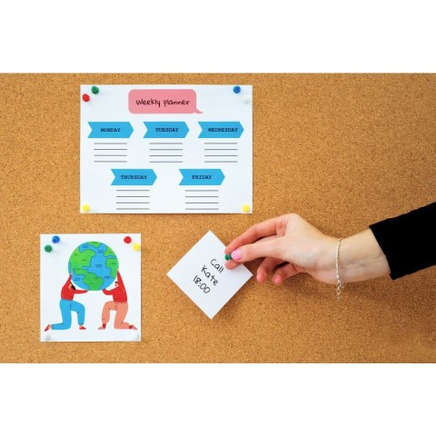 Tablica korkowa Memoboards w drewnianej ramie [mm:] 800x600 (TC86)