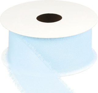Wstążka Titanum Craft-Fun Series szyfonowa strzępiona 40x10 [mm x m] błękitny (WJ40-10-011J)