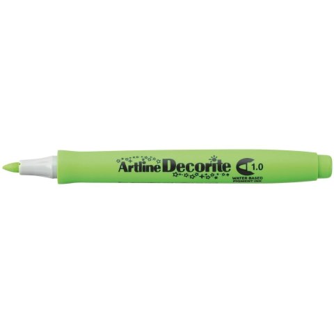 Marker permanentny Artline decorite zielony 1,0mm pędzelek końcówka (AR-033 4 6)
