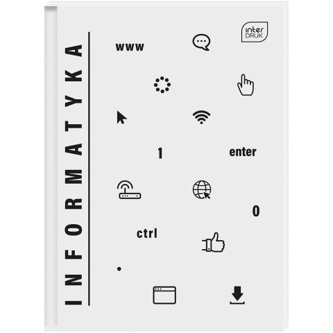Brulion tematyczny Interdruk 5902277332431 A5 80k. 70g krata (INFORMATYKA) Brulion tematyczny Interdruk 5902277332431 A5 80k. 70g krata (INFORMATYKA)