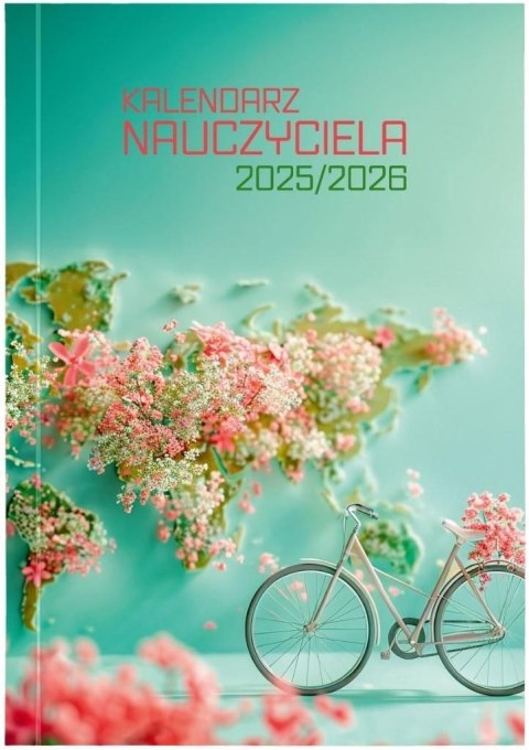 Kalendarz nauczyciela książkowy (terminarz) Wydawnictwo Wokół Nas PCV ROWER bezbarwny B6 (A5TN089B) Kalendarz nauczyciela książkowy (terminarz) Wydawnictwo Wokół Nas PCV ROWER bezbarwny B6 (A5TN089B)