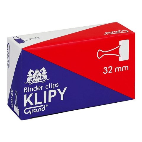 Klipy Grand 32mm czarny (110-1094) Klipy Grand 32mm czarny (110-1094)
