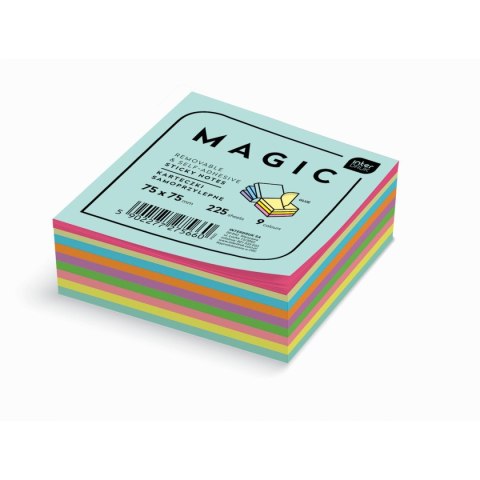 Notes samoprzylepny (karteczki) Interdruk mix 225k [mm:] 75x75 (IKARSAM225MC)