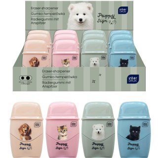 Temperówka Interdruk PUPPY SIGN podwójna mix