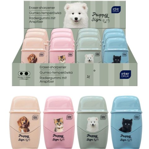 Temperówka Interdruk PUPPY SIGN podwójna mix Temperówka Interdruk PUPPY SIGN podwójna mix