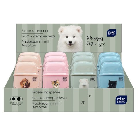 Temperówka Interdruk PUPPY SIGN podwójna mix Temperówka Interdruk PUPPY SIGN podwójna mix