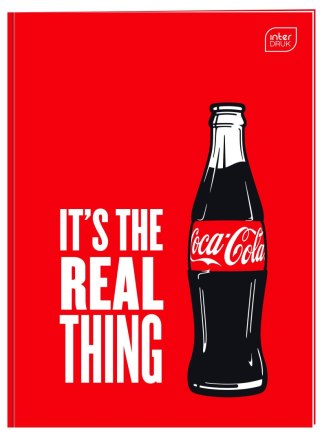 Zeszyt Interdruk COCA COLA MAT+UV A4 32k. 70g krata