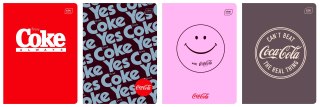 Zeszyt Interdruk HYBRID COCA COLA A5 60k. 70g krata