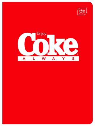 Zeszyt Interdruk HYBRID COCA COLA A5 60k. 70g krata