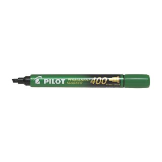 Marker permanentny Pilot zielony 4,0mm ścięta końcówka (SCA-400-G)
