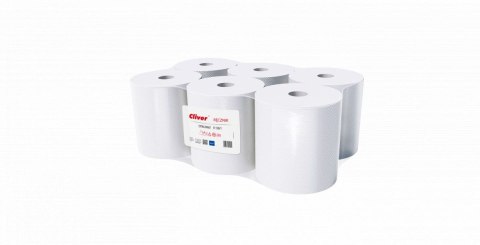 Ręcznik rolka Cliver papier kolor: biały (5944)