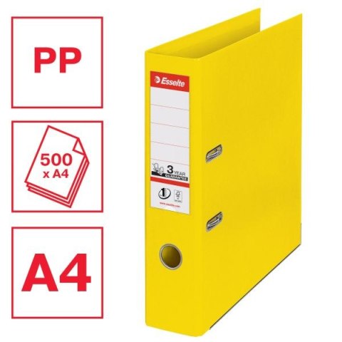 Segregator dźwigniowy Esselte No.1 Power Vivida A4 75mm żółty (624070) Segregator dźwigniowy Esselte No.1 Power Vivida A4 75mm żółty (624070)