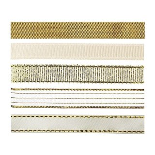 Wstążka Titanum Craft-Fun Series 5 wzorów 10x2 [mm x m] złota (709062（złota))