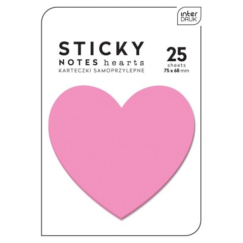 Zakładki indeksujące Interdruk HEARTS 75X68 [mm:] 76x68 (5902277327154)