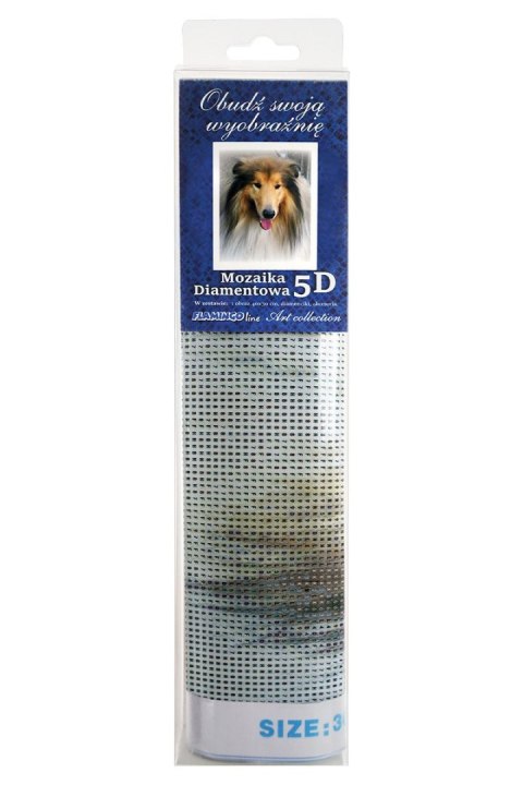 Zestaw kreatywny Flamingo Line Diamentowa mozaika 30x40cm Lassie (TBS01371-02(39))