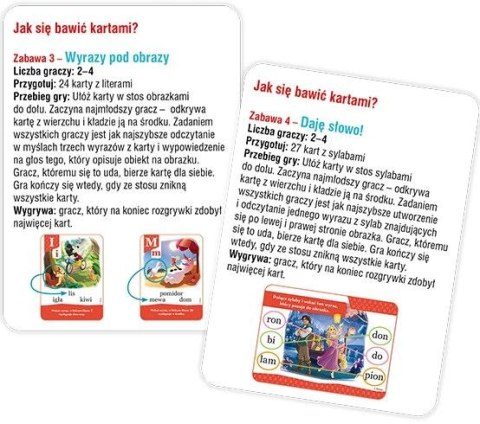 Książeczka edukacyjna Ameet Disney Uczy. Tworzę zdania i czytam. Karty (UEK 9301)