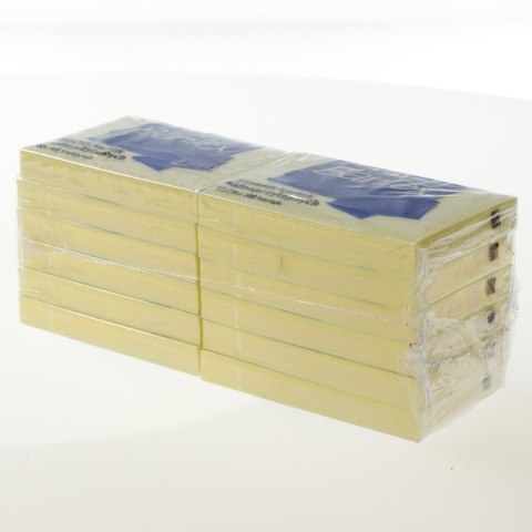 Notes samoprzylepny (karteczki) Bantex żółty 100k [mm:] 50x75 (400086385)