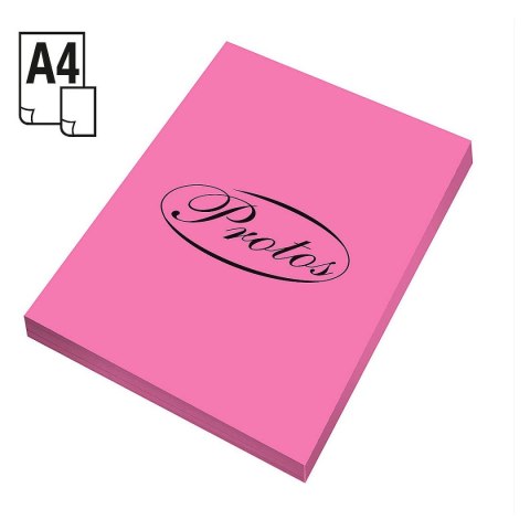 Papier kolorowy Protos A4 różowy 80g Papier kolorowy Protos A4 różowy 80g