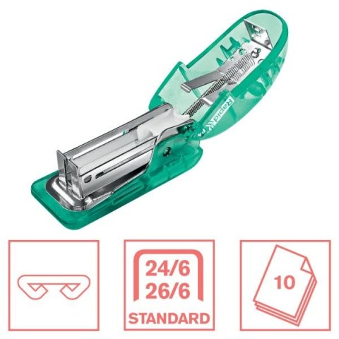 Zszywacz Rapid Colour Breeze F4 zielony 10k (5001326) Zszywacz Rapid Colour Breeze F4 zielony 10k (5001326)