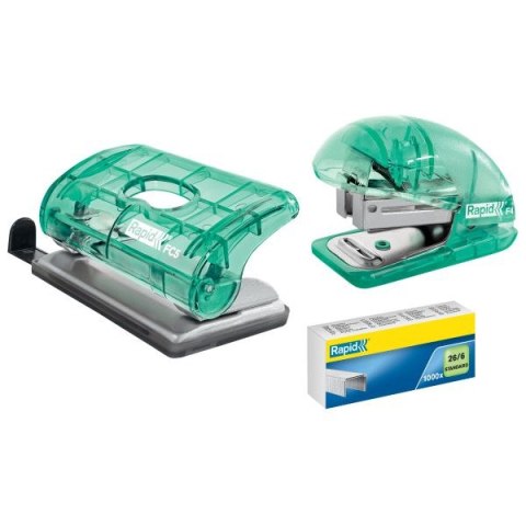 Zszywacz Rapid Colour Breeze F4 zielony 10k (5001326) Zszywacz Rapid Colour Breeze F4 zielony 10k (5001326)