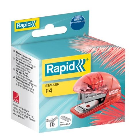 Zszywacz Rapid Colour Breeze F4 zielony 10k (5001326) Zszywacz Rapid Colour Breeze F4 zielony 10k (5001326)