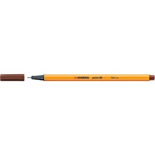 Cienkopis Stabilo brązowy 0,4mm 1kol. (88/45)