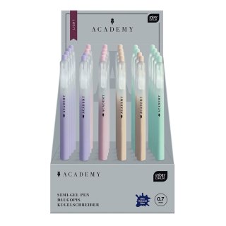 Długopis olejowy Interdruk ACADEMY LIGHT Pastel niebieski 0,7mm