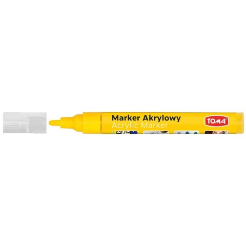 Marker specjalistyczny Toma akrylowy-brązowy metaliczny brązowy 2,5mm okrągła końcówka (TO-402)