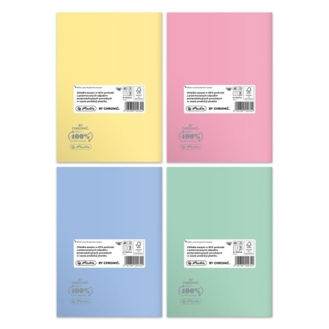 Zeszyt Herlitz Pastel Colors Eco PP 9552746 A5 60k. 70g krata (400197972) Zeszyt Herlitz Pastel Colors Eco PP 9552746 A5 60k. 70g krata (400197972)