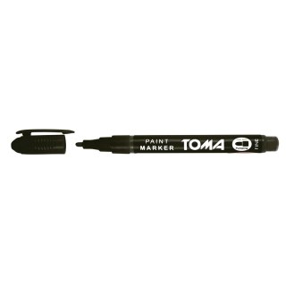 Marker olejowy Toma czarny 1,5mm okrągła końcówka (TO-441 3 2)