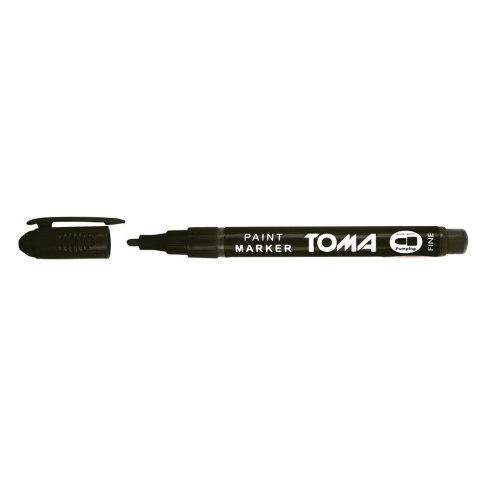 Marker olejowy Toma czarny 1,5mm okrągła końcówka (TO-441 3 2)