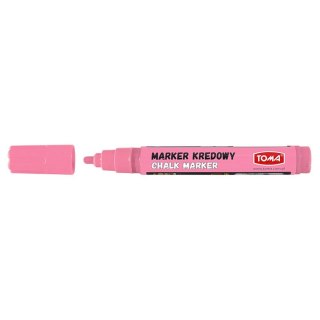Marker specjalistyczny Toma pastelowy rózowy kredowy różany 4,5mm okrągła końcówka (To-292)