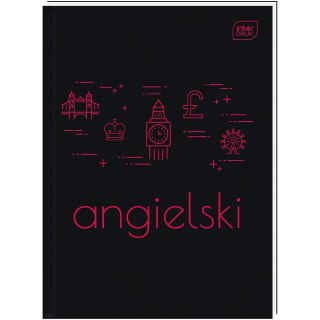 Brulion Interdruk ANGIELSKI A5 80k. 70g krata