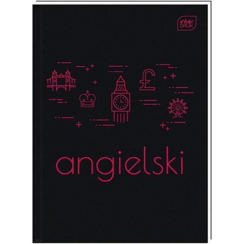 Brulion Interdruk ANGIELSKI A5 80k. 70g krata