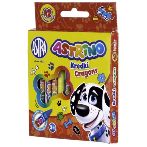 Kredki świecowe Astrino GRAFIONOWE 12 kol. (316121001) Kredki świecowe Astrino GRAFIONOWE 12 kol. (316121001)